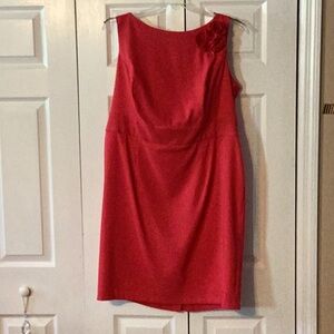 Dressbarn coral sleeveless dress